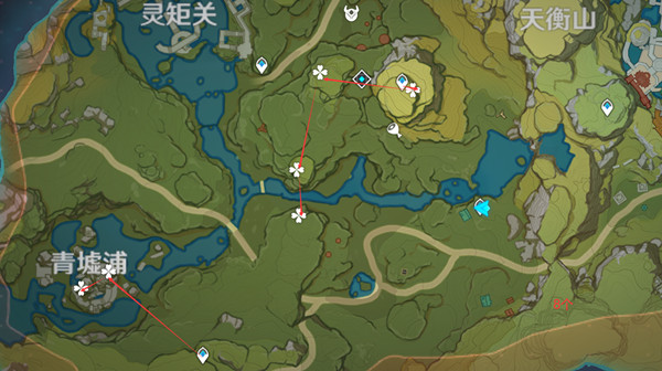 原神清心采集点位置大全 清心刷新坐标一览[多图]