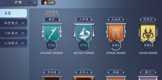 天涯明月刀手游声望怎么刷？天涯明月刀手游声望等级提升攻略